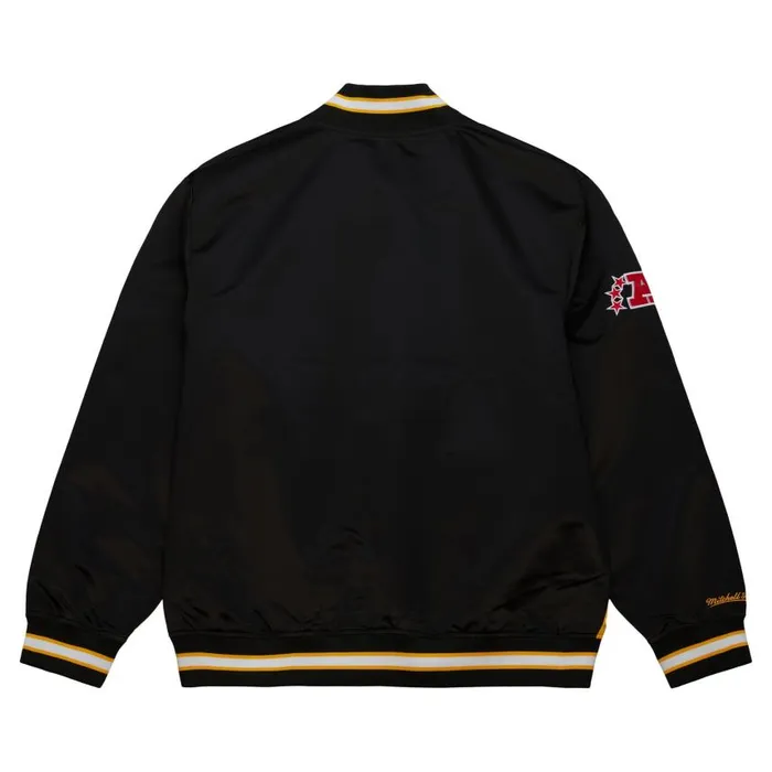 Mitchell and Ness Team OG 20 Lightweight Satin Jacket Pittsburgh Steelers Men Jackets and Outerwear Mitchell and Ness Team OG 20 Lightweight Satin Jacket Pittsburgh Steelers Men Jackets and Outerwear