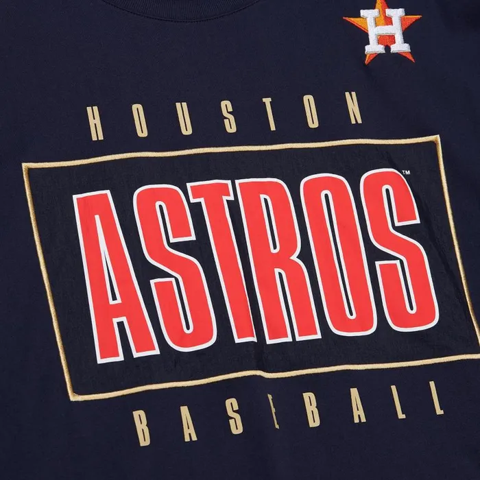 Mitchell and Ness Team OG 20 Premium SS Tee Current Logo Houston Astros Men TShirts and Tops Mitchell and Ness Team OG 20 Premium SS Tee Current Logo Houston Astros Men TShirts and Tops