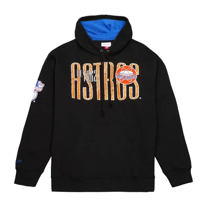 Mitchell and Ness Team OG Fleece 20 Houston Astros Men Hoodies and Sweatshirts