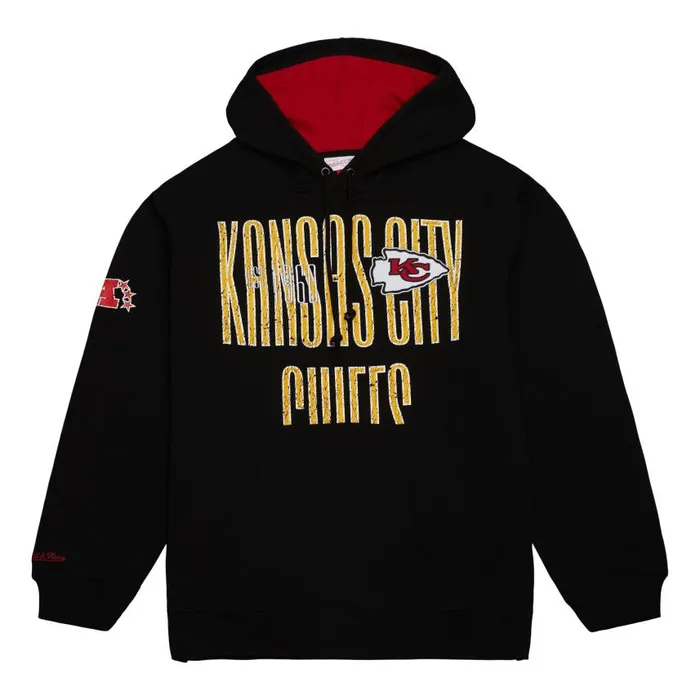 Mitchell and Ness Team OG Fleece 20 Kansas City Chiefs Men Hoodies and Sweatshirts