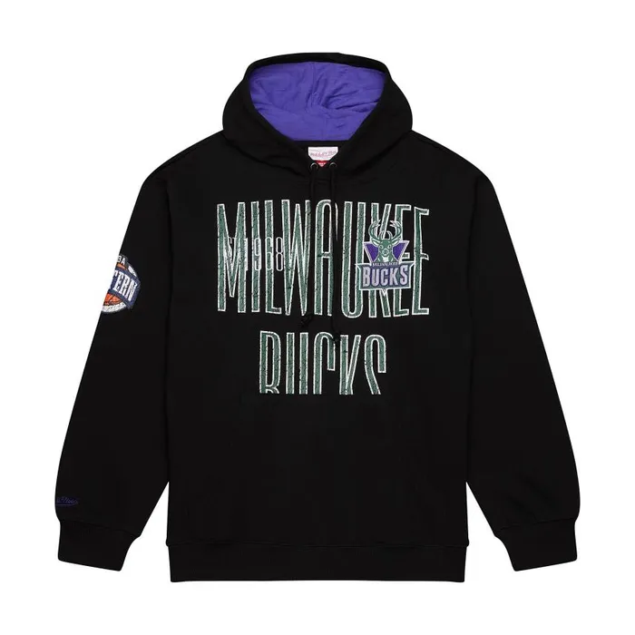 Mitchell and Ness Team OG Fleece 20 Milwaukee Bucks Men Hoodies and Sweatshirts