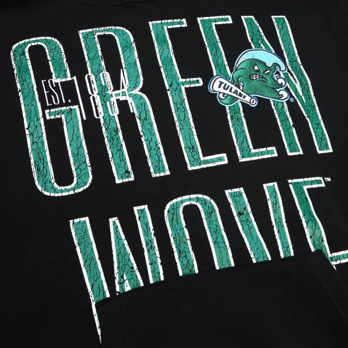 Mitchell and Ness Team OG Fleece Hoodie Tulane University Men Hoodies and Sweatshirts Mitchell and Ness Team OG Fleece Hoodie Tulane University Men Hoodies and Sweatshirts