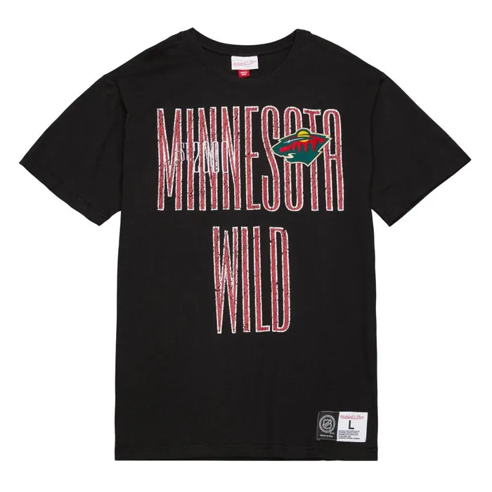 Mitchell and Ness Team OG Premium SS Tee Minnesota Wild Men TShirts and Tops