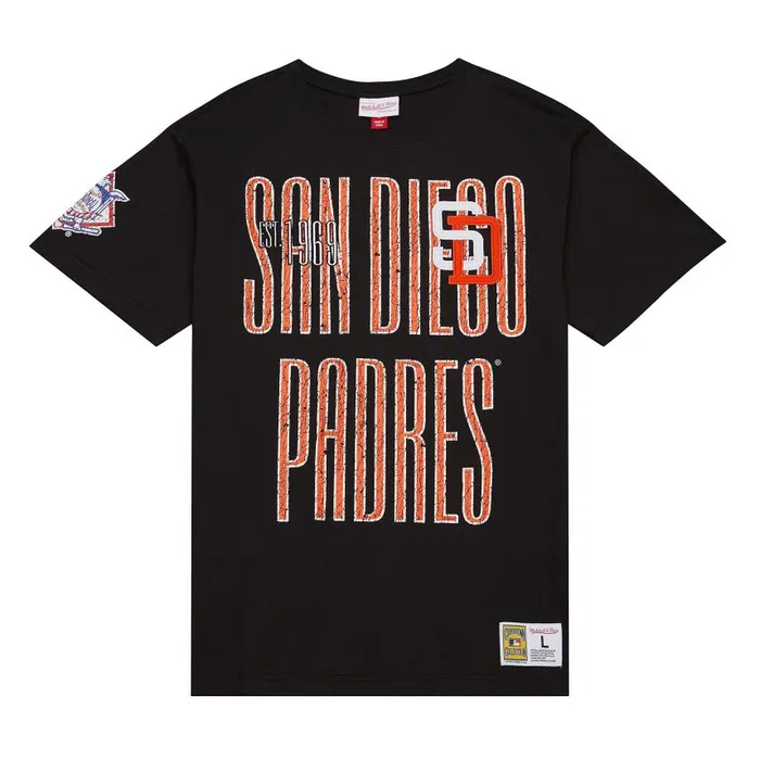Mitchell and Ness Team OG Premium SS Tee San Diego Padres Men TShirts and Tops Mitchell and Ness Team OG Premium SS Tee San Diego Padres Men TShirts and Tops