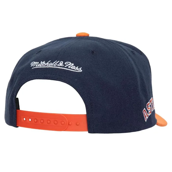 Mitchell and Ness Team Pro Snapback Houston Astros Men Hats and Headwear Mitchell and Ness Team Pro Snapback Houston Astros Men Hats and Headwear