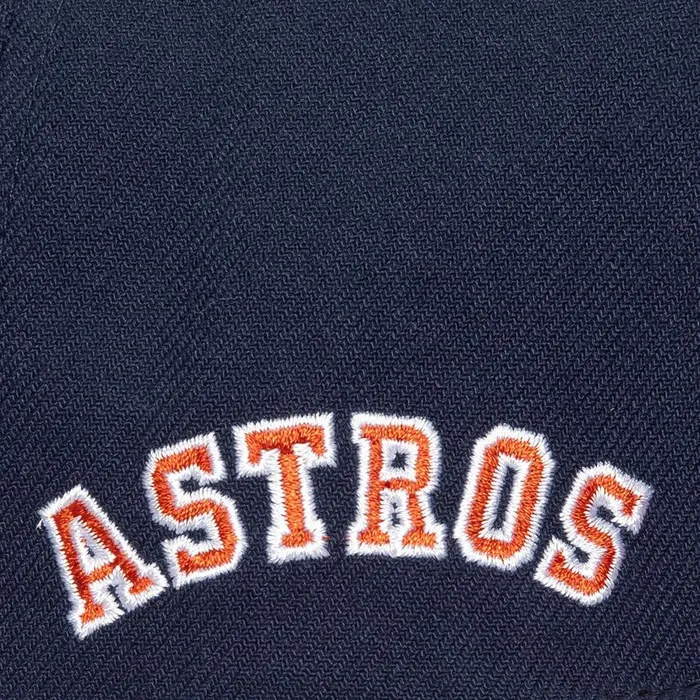 Mitchell and Ness Team Pro Snapback Houston Astros Men Hats and Headwear Mitchell and Ness Team Pro Snapback Houston Astros Men Hats and Headwear