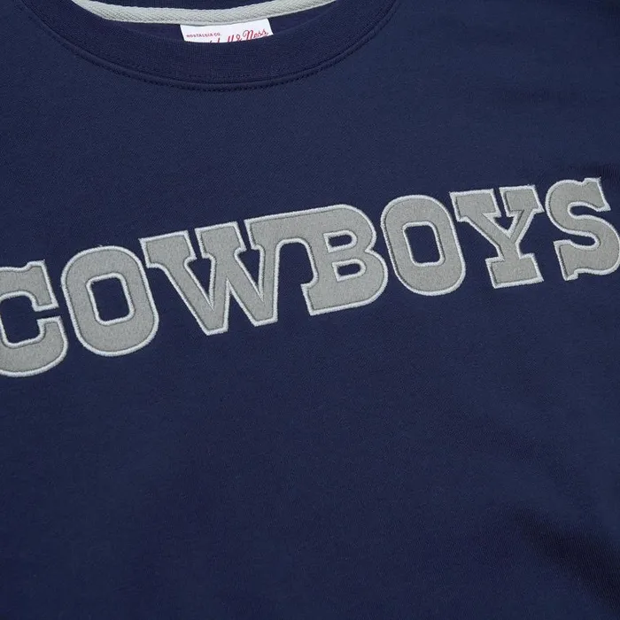 Mitchell and Ness There And Back Fleece Crew Dallas Cowboys Men Hoodies and Sweatshirts Mitchell and Ness There And Back Fleece Crew Dallas Cowboys Men Hoodies and Sweatshirts