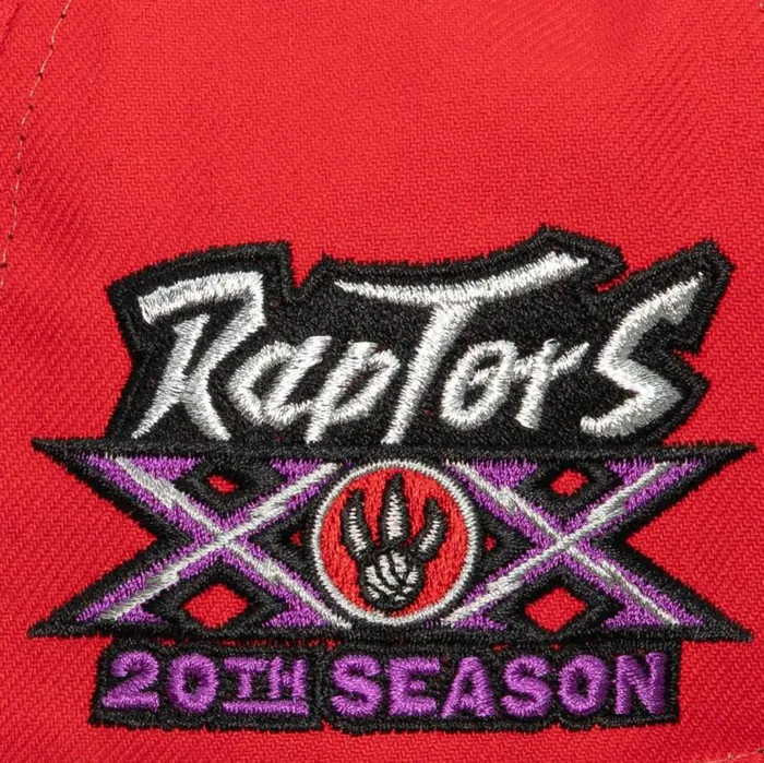 Mitchell and Ness Tri Cycle Fitted Hat Toronto Raptors Men Hats and Headwear Mitchell and Ness Tri Cycle Fitted Hat Toronto Raptors Men Hats and Headwear
