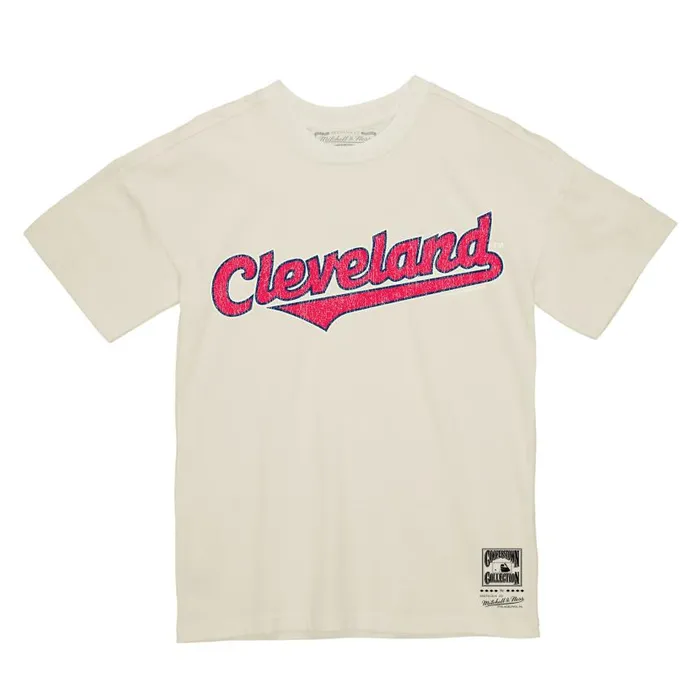 Mitchell and Ness Under The Lights Tee Cleveland Guardians Men TShirts and Tops Mitchell and Ness Under The Lights Tee Cleveland Guardians Men TShirts and Tops