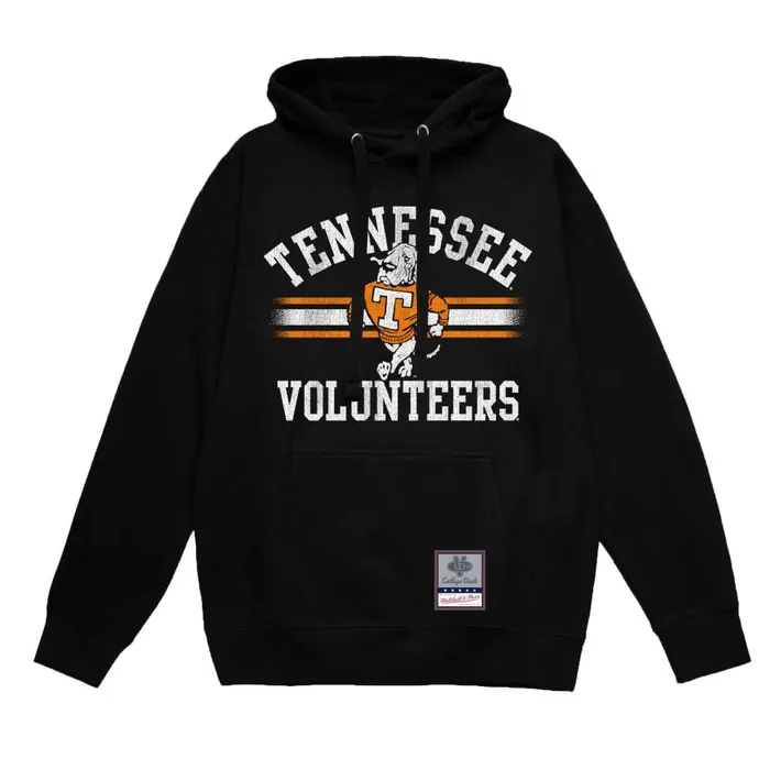 Mitchell and Ness Vintage Stripes Pullover University Of Tennessee Men Hoodies and Sweatshirts