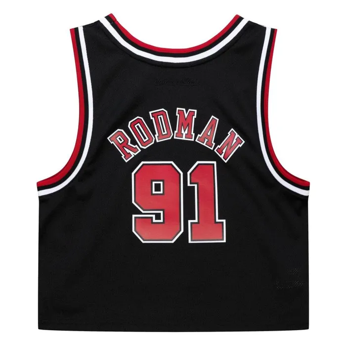Mitchell and Ness Womens NandN Crop Tank Chicago Bulls 1997 Dennis Rodman Women TShirts and Tops Mitchell and Ness Womens NandN Crop Tank Chicago Bulls 1997 Dennis Rodman Women TShirts and Tops