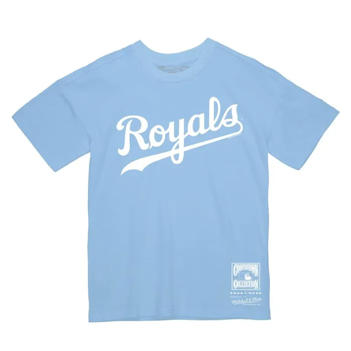 Mitchell and Ness Wordmark 2 Tee Kansas City Royals Men TShirts and Tops