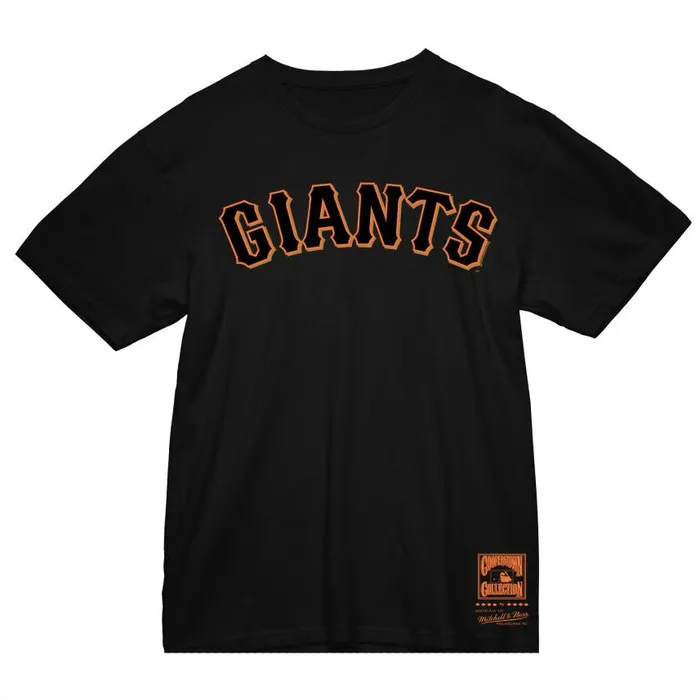 Mitchell and Ness Wordmark 2 Tee San Francisco Giants Men TShirts and Tops