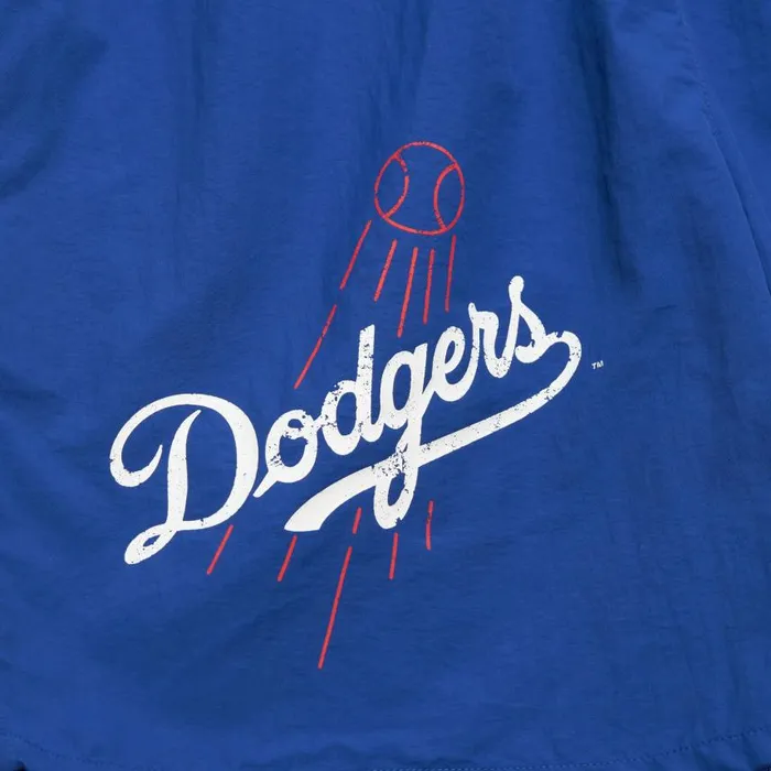 Mitchell and Ness Woven Shorts Vintage Logo Los Angeles Dodgers Men Shorts