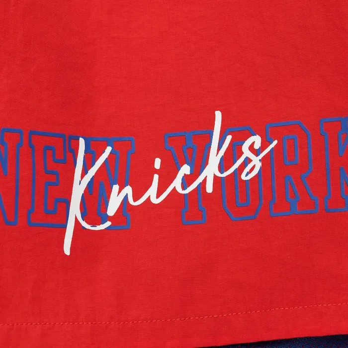 Mitchell and Ness Woven Shorts Vintage Logo New York Knicks Men Shorts Mitchell and Ness Woven Shorts Vintage Logo New York Knicks Men Shorts