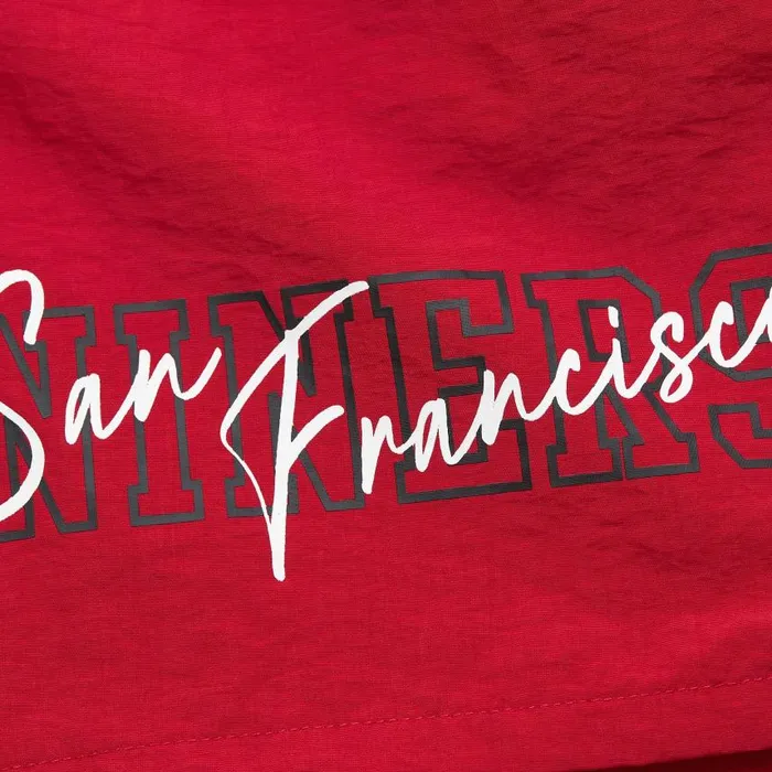 Mitchell and Ness Woven Shorts Vintage Logo San Francisco 49ers Men Shorts Mitchell and Ness Woven Shorts Vintage Logo San Francisco 49ers Men Shorts
