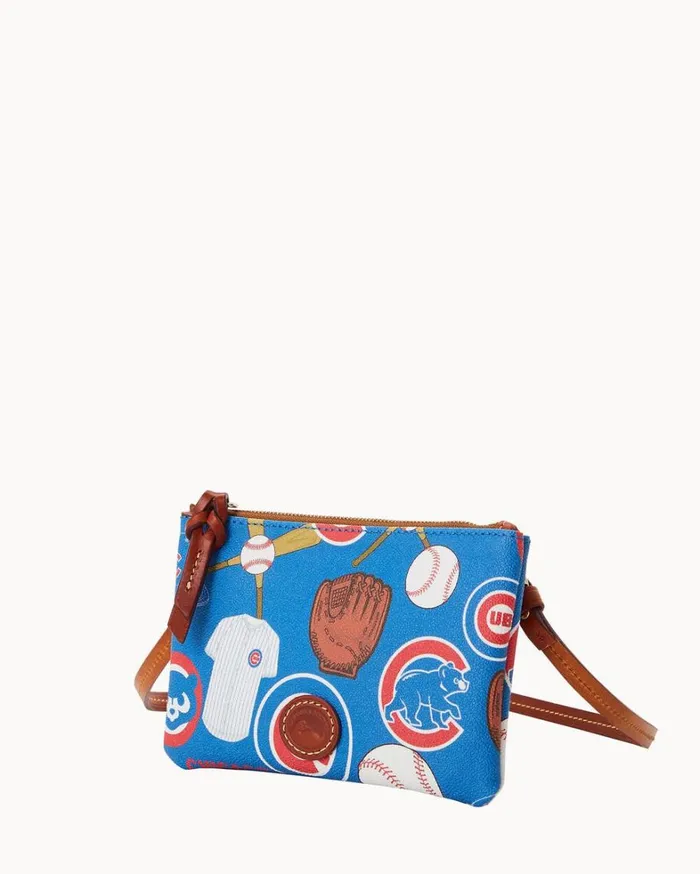 MLB Cubs Top Zip Crossbody Cubs Women Dooney and Bourke Crossbodies