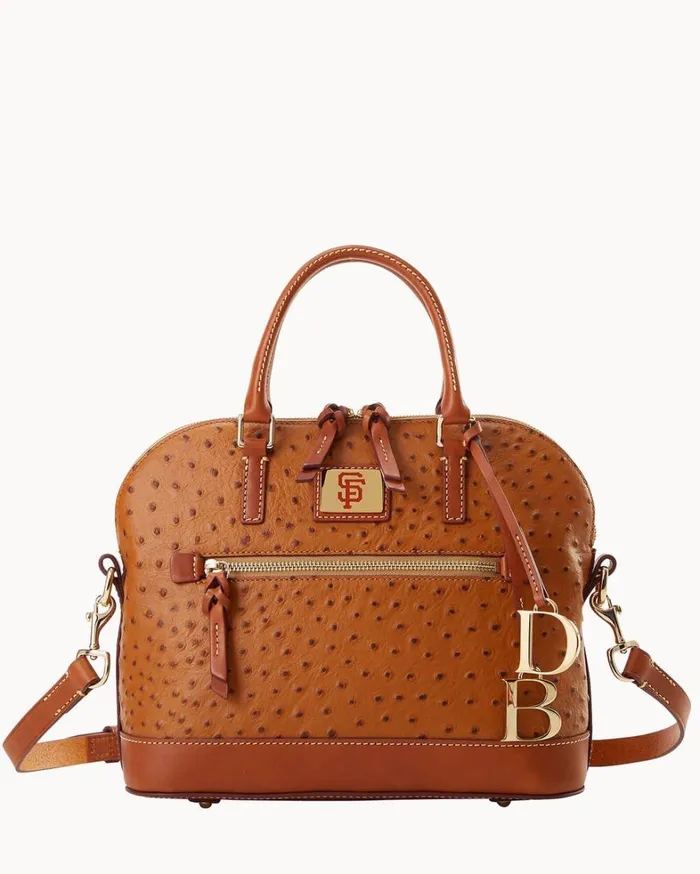 MLB Giants Domed Zip Satchel Giants Women Dooney and Bourke Satchels