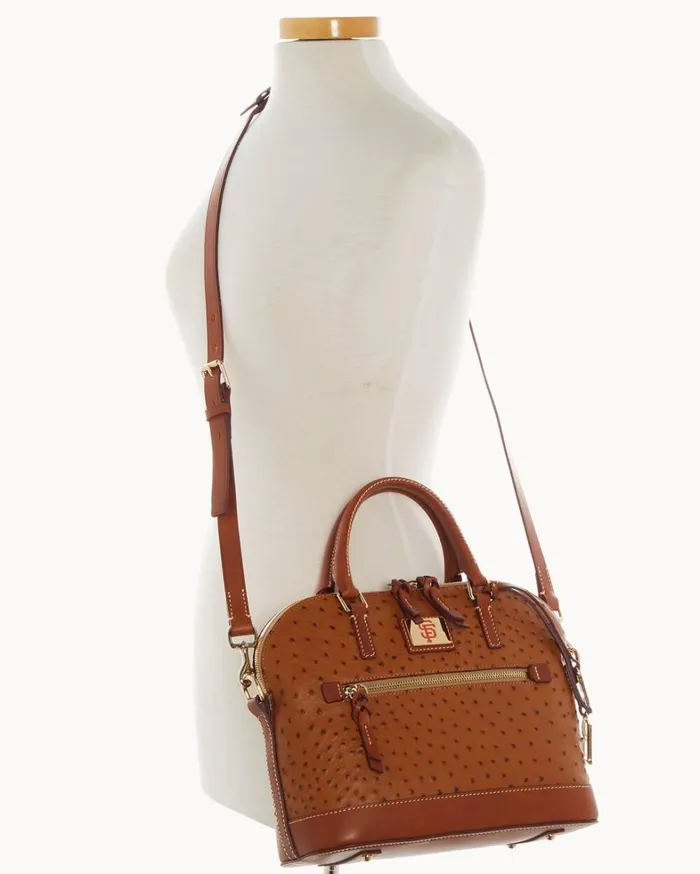 MLB Giants Domed Zip Satchel Giants Women Dooney and Bourke Satchels