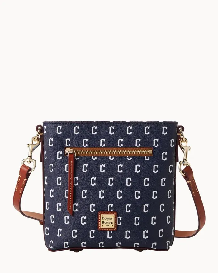 MLB Guardians Small Zip Crossbody Guardians Women Dooney and Bourke Crossbodies MLB Guardians Small Zip Crossbody Guardians Women Dooney and Bourke Crossbodies
