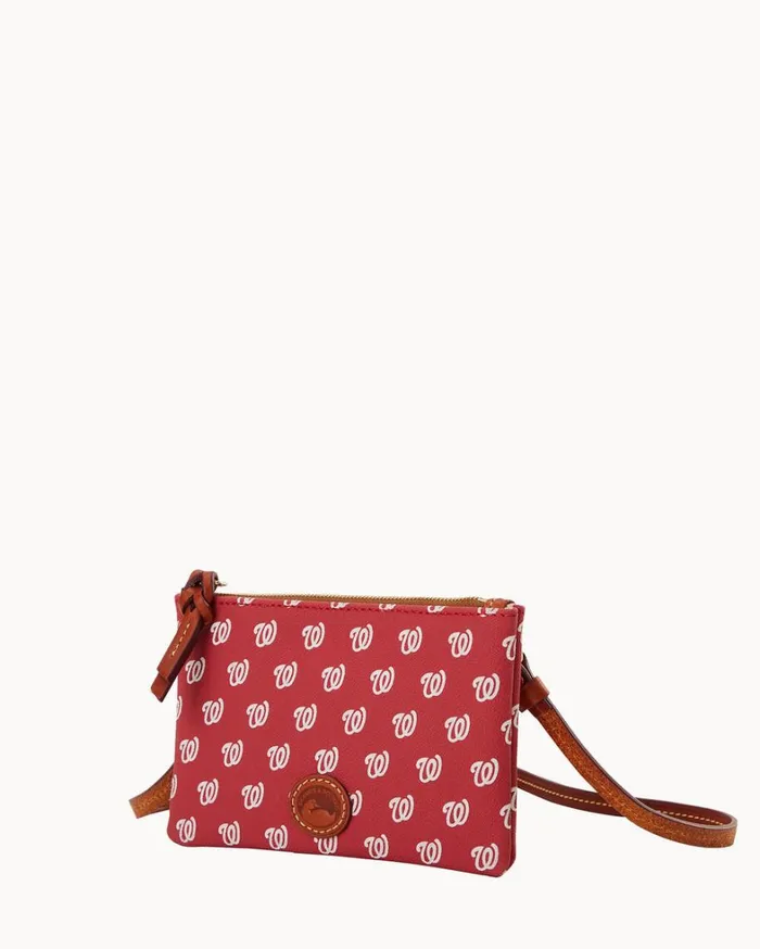 MLB Nationals Top Zip Crossbody Nationals Women Dooney and Bourke Crossbodies MLB Nationals Top Zip Crossbody Nationals Women Dooney and Bourke Crossbodies