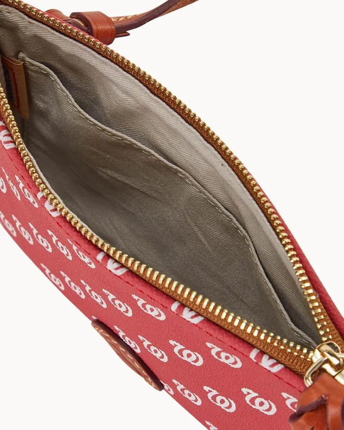 MLB Nationals Top Zip Crossbody Nationals Women Dooney and Bourke Crossbodies MLB Nationals Top Zip Crossbody Nationals Women Dooney and Bourke Crossbodies