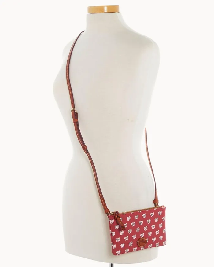 MLB Nationals Top Zip Crossbody Nationals Women Dooney and Bourke Crossbodies MLB Nationals Top Zip Crossbody Nationals Women Dooney and Bourke Crossbodies