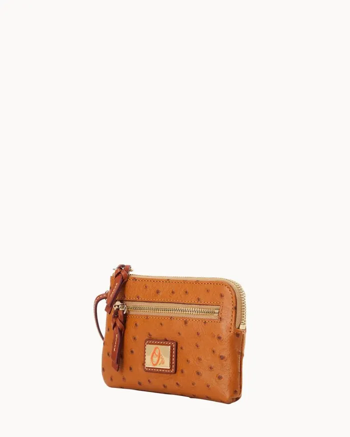 MLB Orioles Zip Around Wristlet Orioles Women Dooney and Bourke Wallets MLB Orioles Zip Around Wristlet Orioles Women Dooney and Bourke Wallets