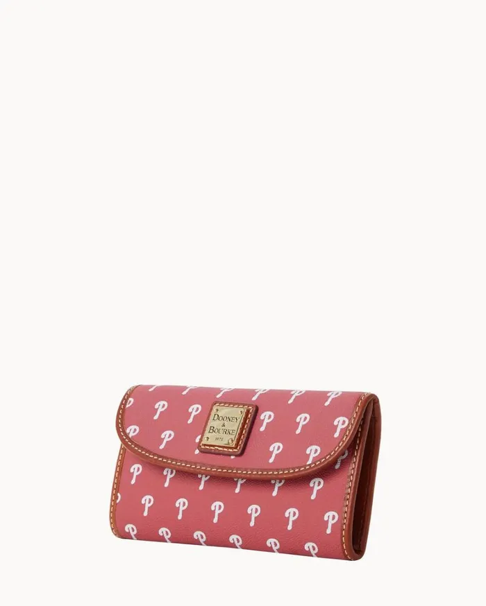 MLB Phillies Continental Clutch Phillies Women Dooney and Bourke Wallets