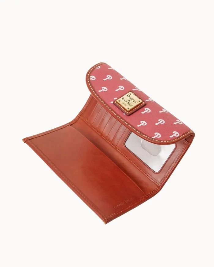 MLB Phillies Continental Clutch Phillies Women Dooney and Bourke Wallets
