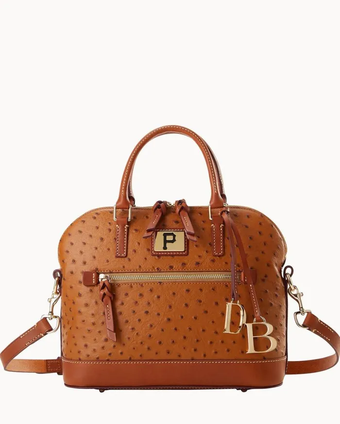 MLB Pirates Domed Zip Satchel Pirates Women Dooney and Bourke Satchels