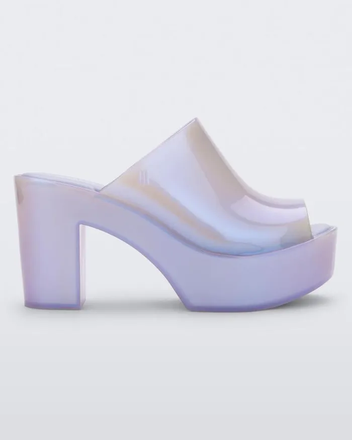 Mule Pearly Blue Women Melissa Heels