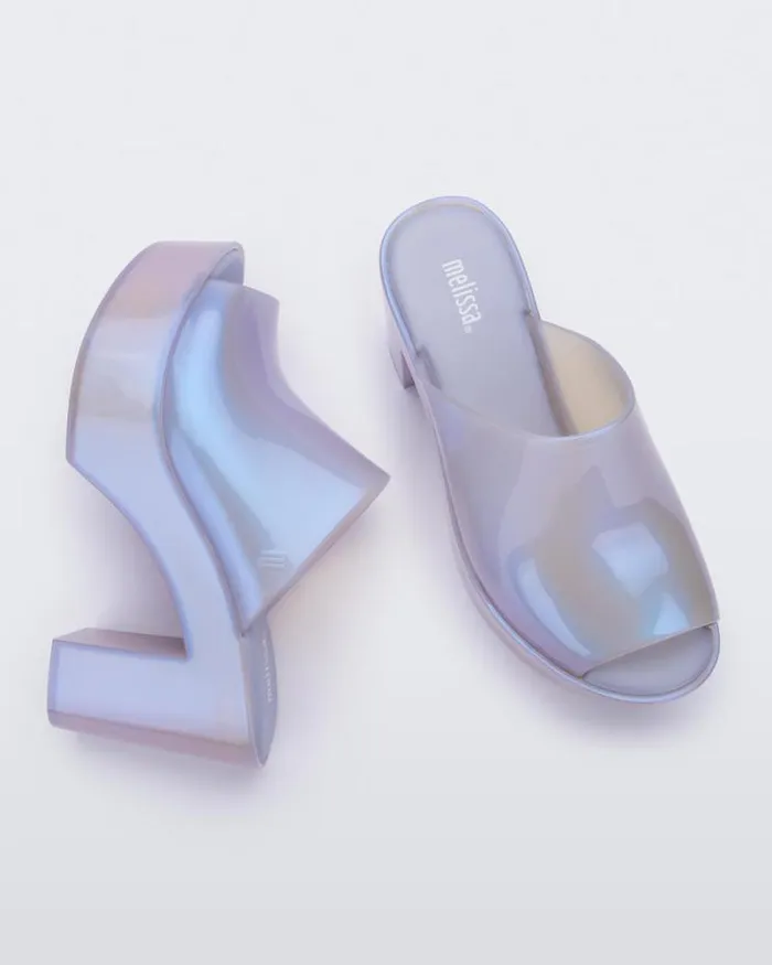 Mule Pearly Blue Women Melissa Heels