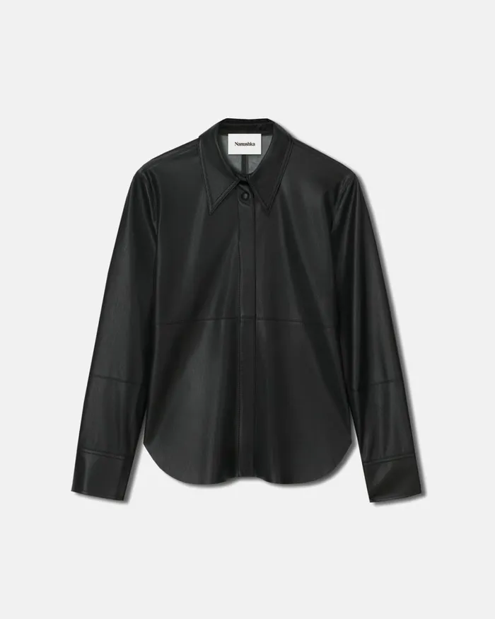 Naum Black Women Nanushka Tops Naum Black Women Nanushka Tops