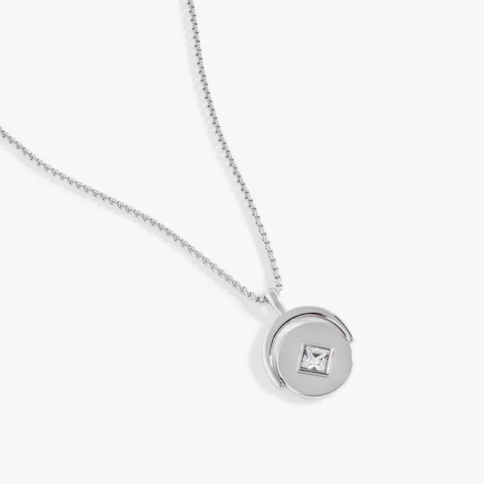 Necklaces Women Alex And Ani April Birthstone And Flower Flip Charm Necklace Stainless Steel Gold