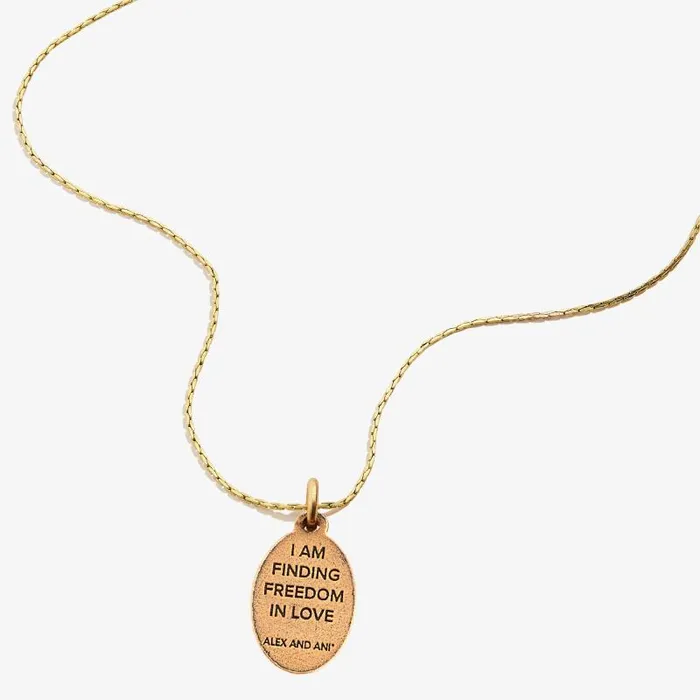 Necklaces Women Alex And Ani Heart Embossed Charm Necklace Rafaelian Gold
