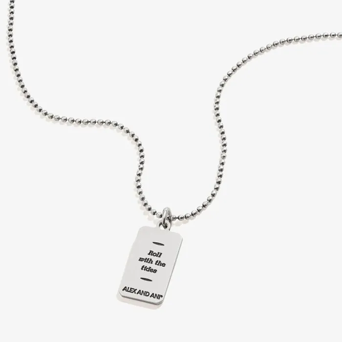 Necklaces Women Alex And Ani Positivity Wave Oracle Necklace Adjustable Rafaelian Silver