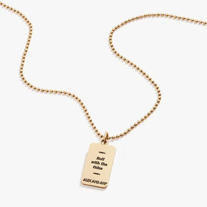 Necklaces Women Alex And Ani Positivity Wave Oracle Necklace Adjustable Rafaelian Silver