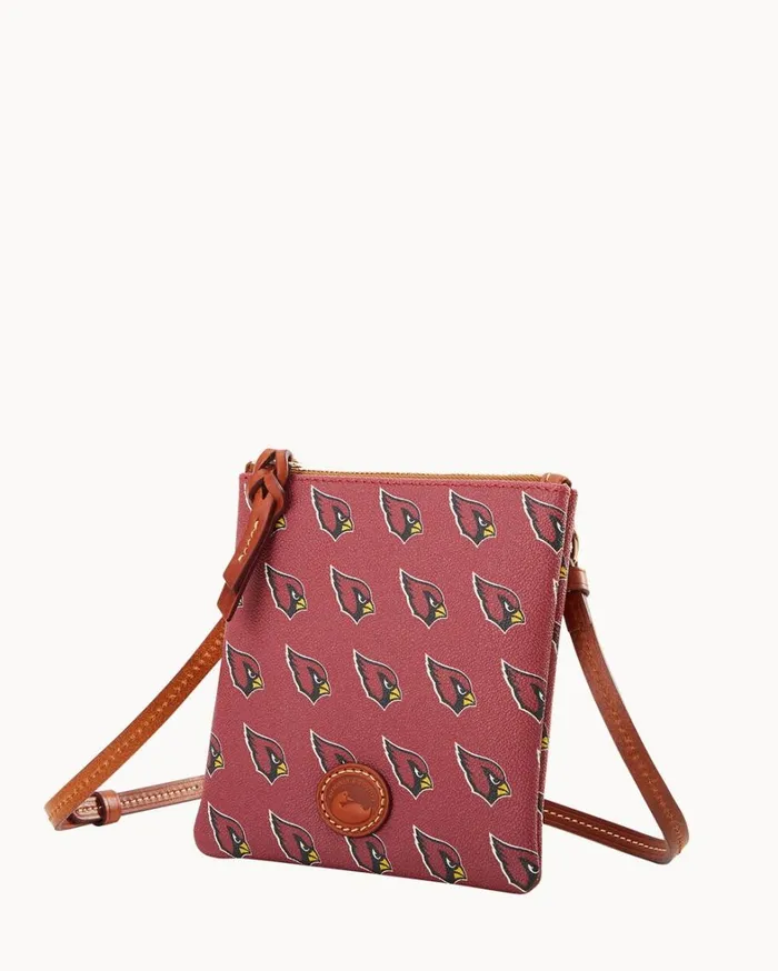 NFL AZ Cardinals Small North South Top Zip Crossbody Cardinals Women Dooney and Bourke Crossbodies NFL AZ Cardinals Small North South Top Zip Crossbody Cardinals Women Dooney and Bourke Crossbodies