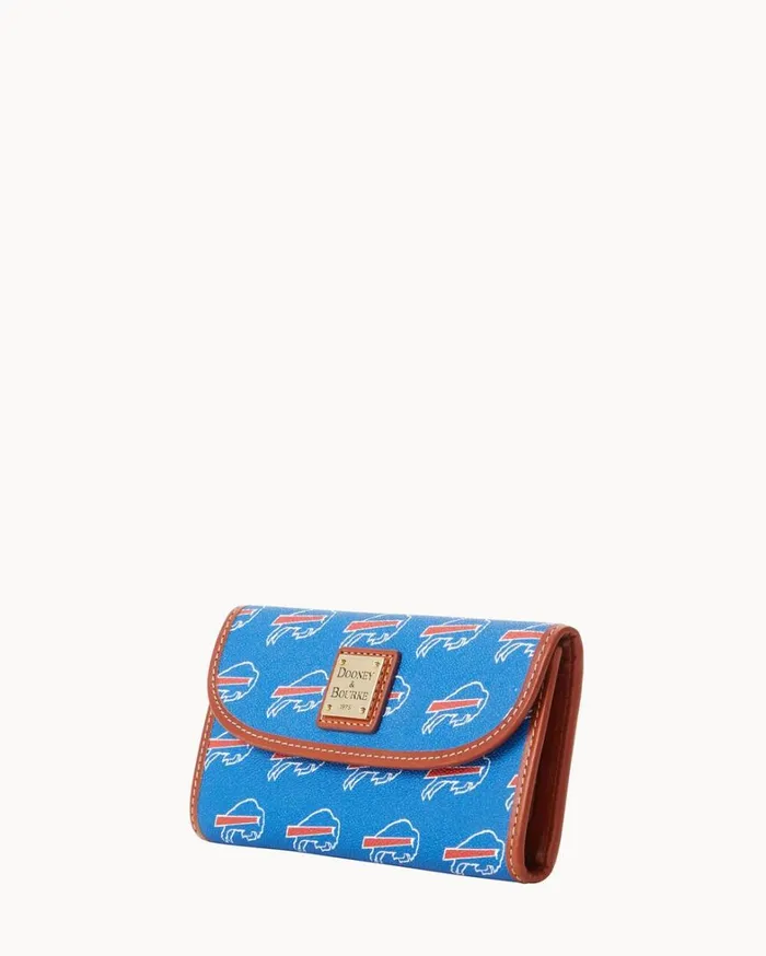 NFL Bills Continental Clutch Bills Women Dooney and Bourke Wallets NFL Bills Continental Clutch Bills Women Dooney and Bourke Wallets