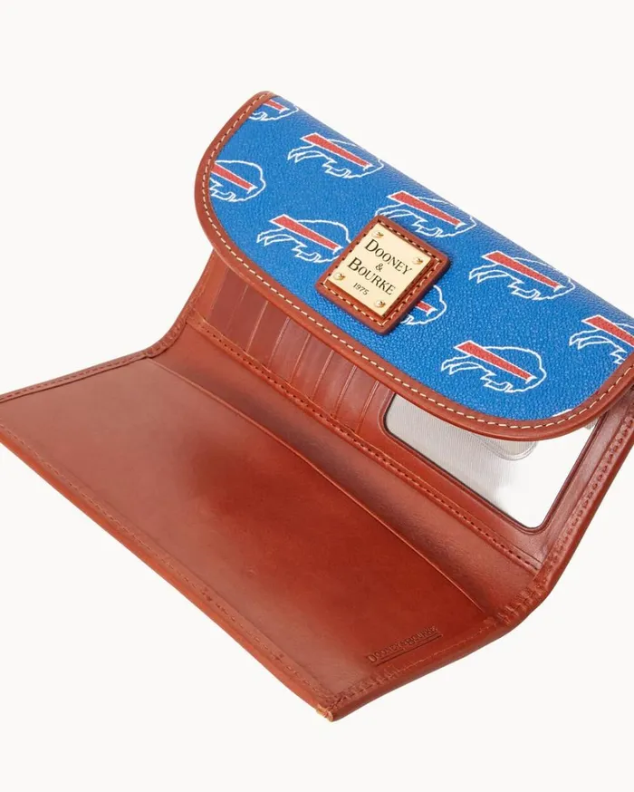 NFL Bills Continental Clutch Bills Women Dooney and Bourke Wallets NFL Bills Continental Clutch Bills Women Dooney and Bourke Wallets
