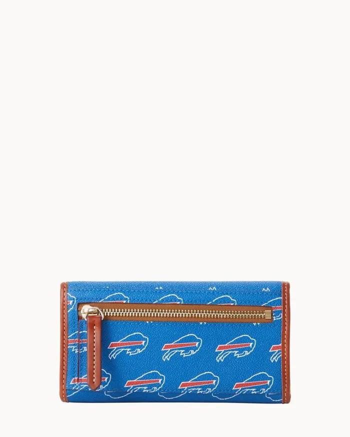 NFL Bills Continental Clutch Bills Women Dooney and Bourke Wallets NFL Bills Continental Clutch Bills Women Dooney and Bourke Wallets