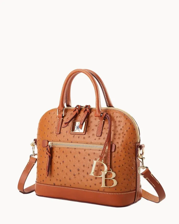 NFL Cowboys Domed Zip Satchel Cowboys Women Dooney and Bourke Satchels NFL Cowboys Domed Zip Satchel Cowboys Women Dooney and Bourke Satchels