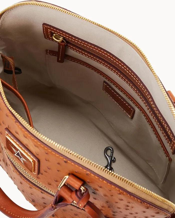 NFL Cowboys Domed Zip Satchel Cowboys Women Dooney and Bourke Satchels NFL Cowboys Domed Zip Satchel Cowboys Women Dooney and Bourke Satchels