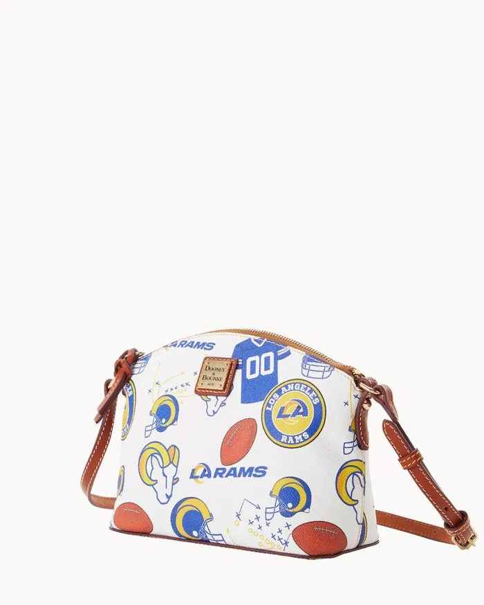 NFL Rams Suki Crossbody Rams Women Dooney and Bourke Crossbodies NFL Rams Suki Crossbody Rams Women Dooney and Bourke Crossbodies
