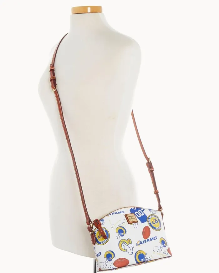 NFL Rams Suki Crossbody Rams Women Dooney and Bourke Crossbodies NFL Rams Suki Crossbody Rams Women Dooney and Bourke Crossbodies