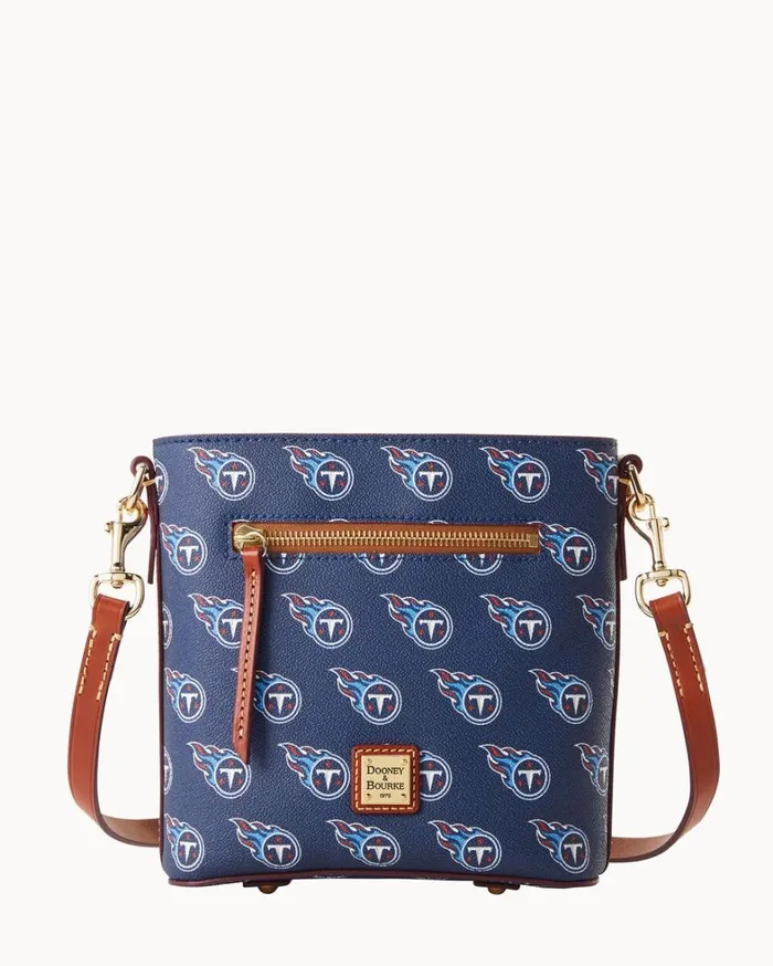 NFL Titans Small Zip Crossbody Titans Women Dooney and Bourke Crossbodies