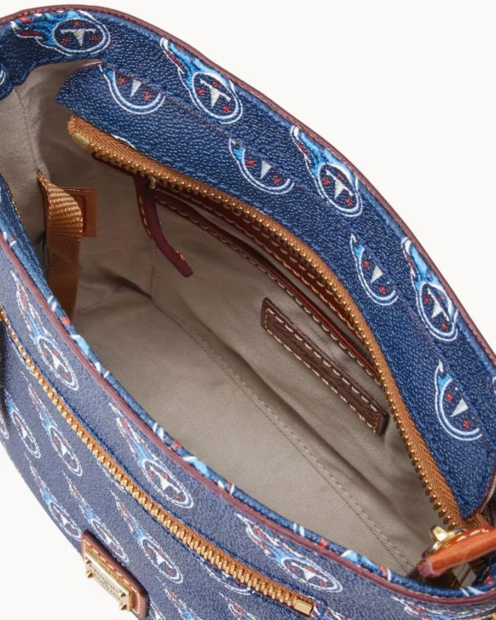 NFL Titans Small Zip Crossbody Titans Women Dooney and Bourke Crossbodies NFL Titans Small Zip Crossbody Titans Women Dooney and Bourke Crossbodies