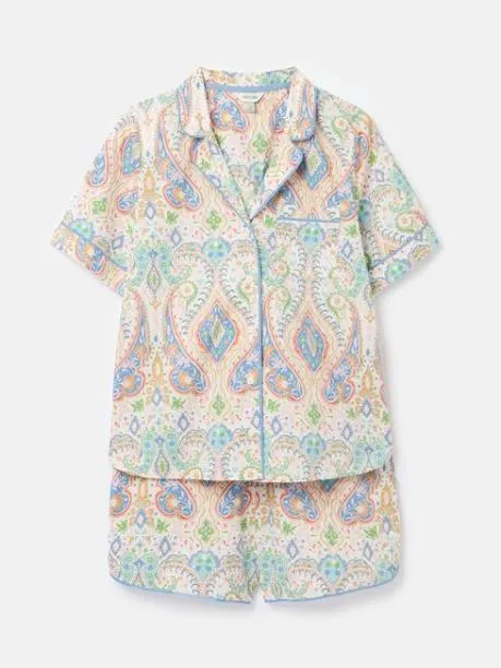 Nightwear Women Joules MultiWhite Pyjama Set