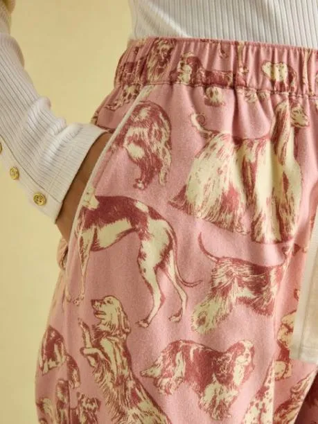 Nightwear Women Joules Pink Cotton Pyjama Bottoms